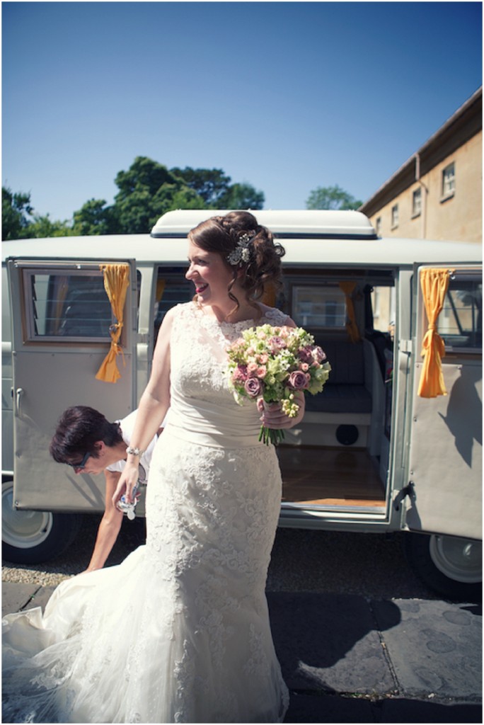Photograph published with the entry A pastel-pretty Paintworks real wedding with gorgeous gold shoes and styling by The Little Wedding Helper
